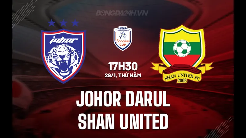 Cầu thủ Johor DT và Shan Utd tranh chấp bóng trên sân - Lịch sử đối